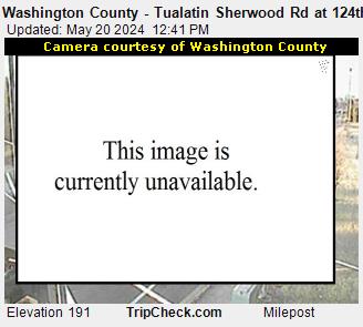 Traffic Cam Washington County - Tualatin Sherwood Rd at 124th Ave